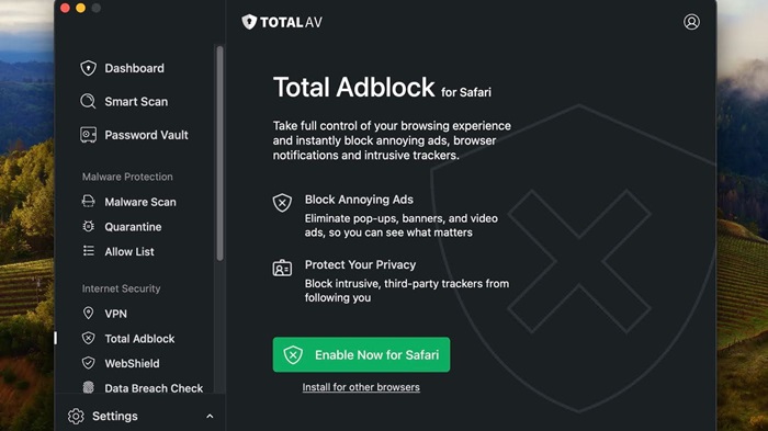 <strong>Activate Ad Block</strong>