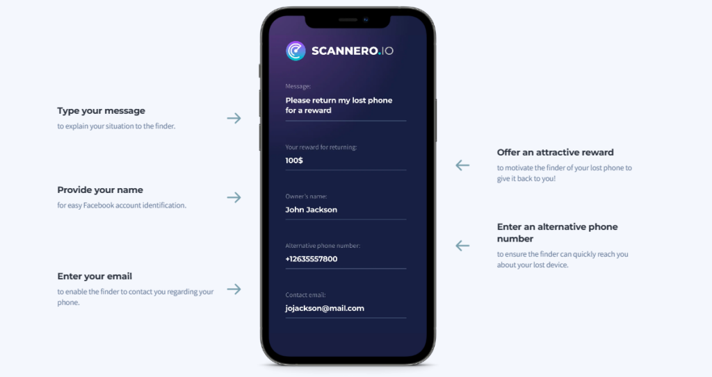 How to find a lost phone with Scannero - Test 1