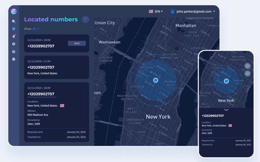 How to find a lost phone with Scannero - Test 5