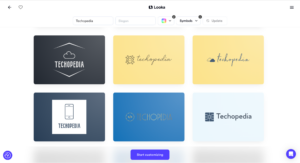 looka ai logo for marketing