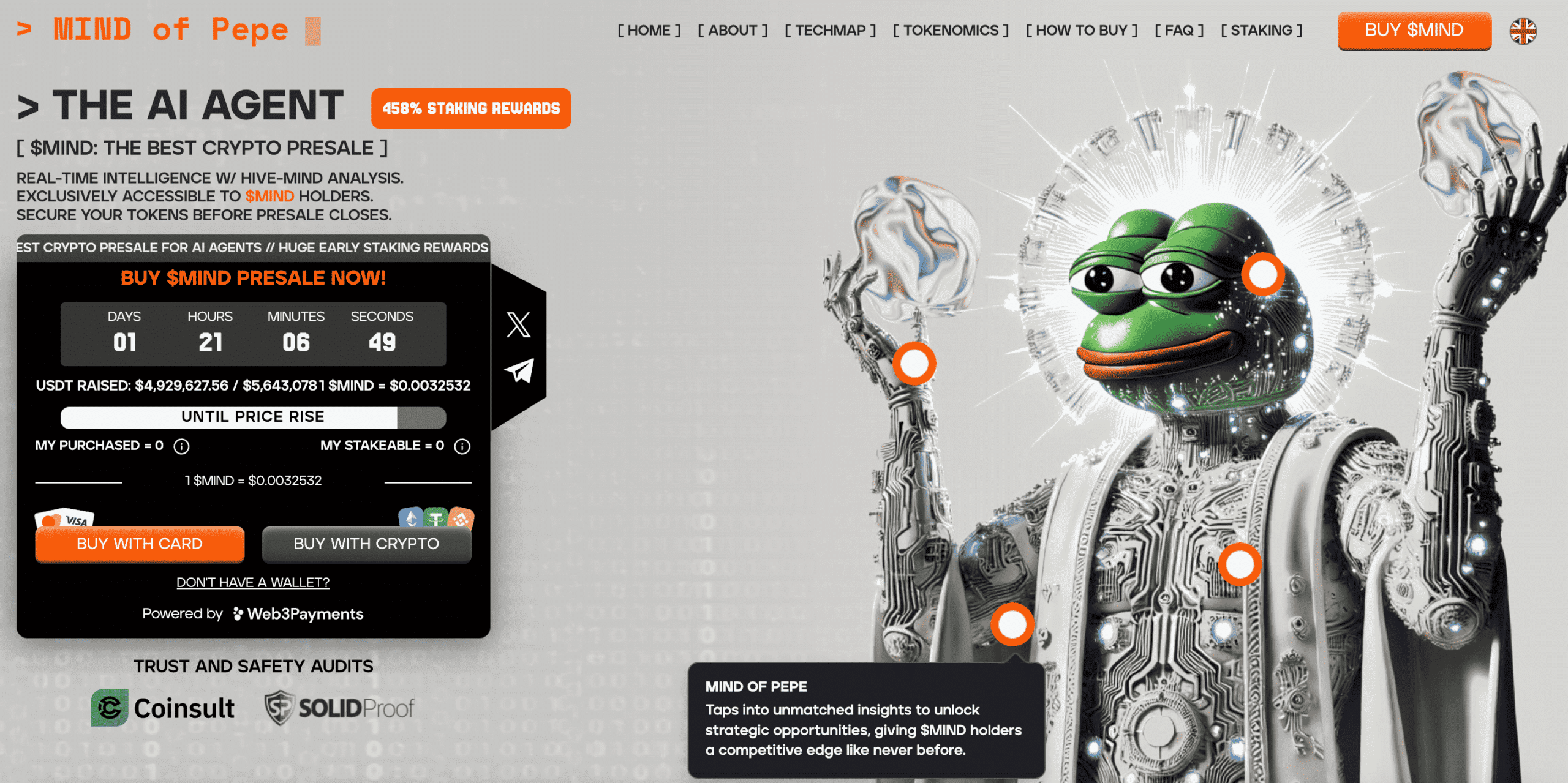 MIND of Pepe presale
