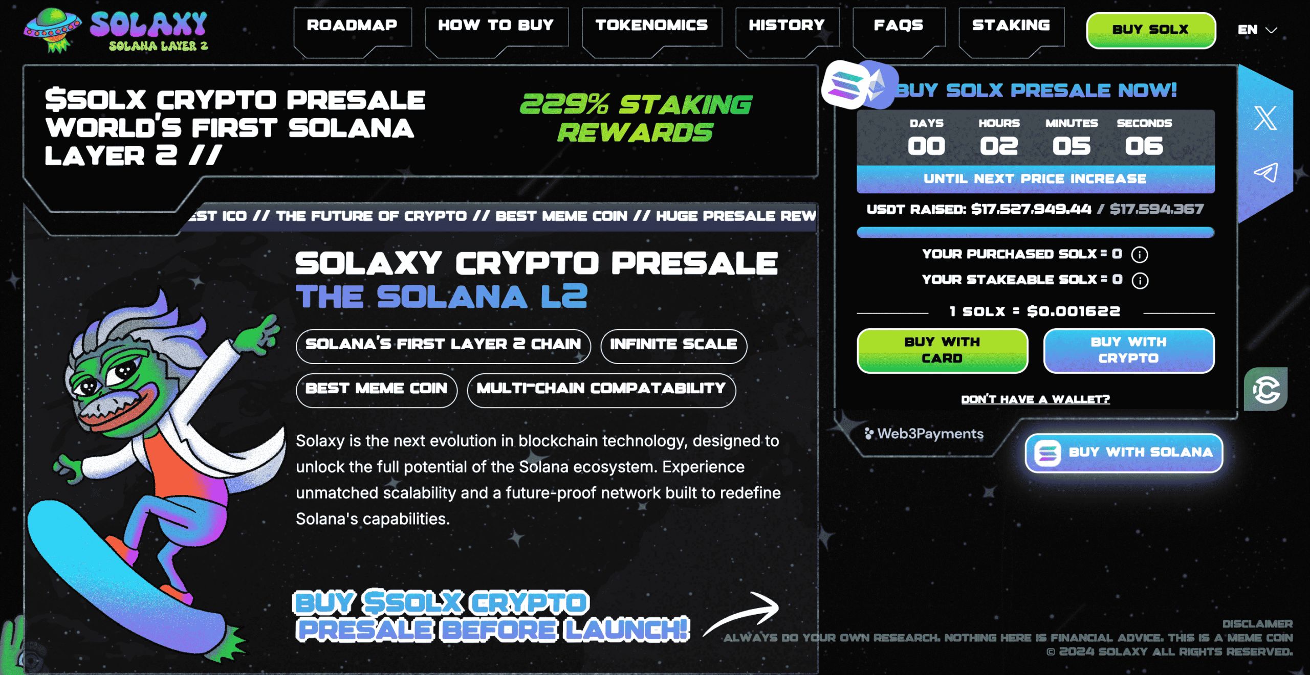 Solaxy presale