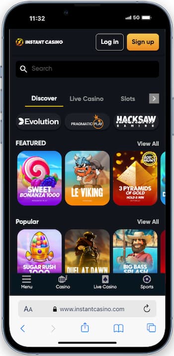Anonymous Instant Casino on mobile - Techopedia
