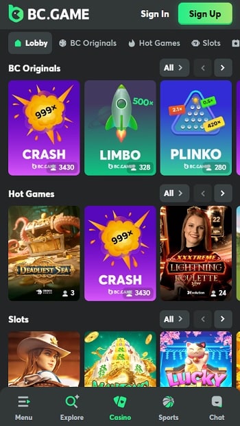 BC.Game VPN Friendly Casino