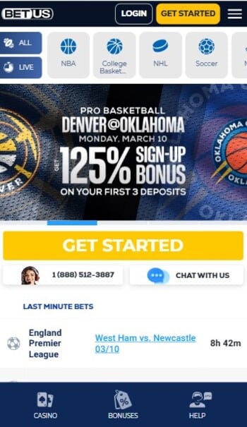 BetUS online sportsbook