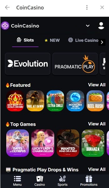 CoinCasino Telegram Casino