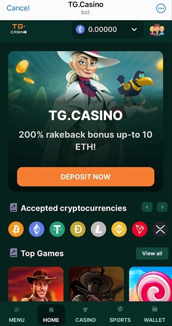 TG.Casino Telegram Online Casino