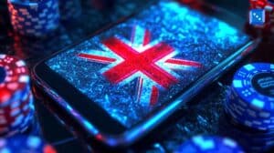 Best online Poker sites in the UK on a mobile device with casino chips