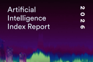 Artificial Intelligence Index Report 2026 cover by Stanford HAI showing AI trends, governance gaps, and global impact of advanced AI systems